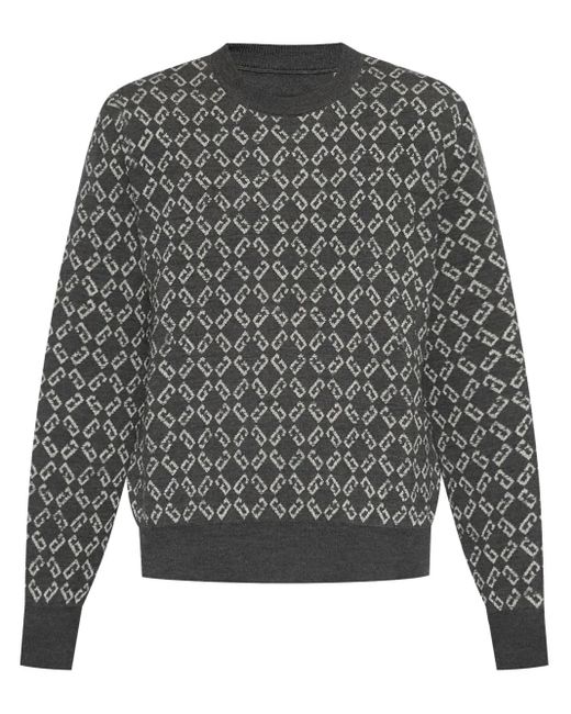 Givenchy Gray Crew Neck Sweater for men