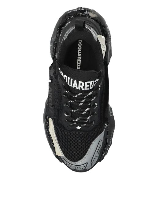 DSquared² Black Faster Sneakers