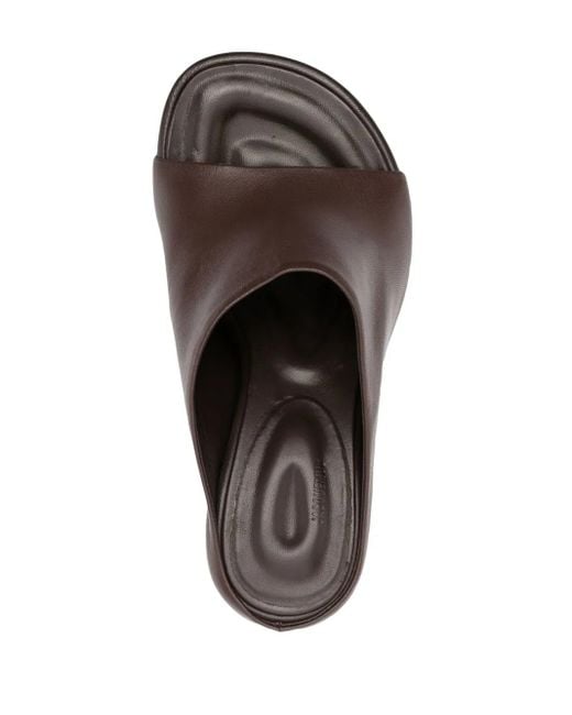 Jacquemus Brown Les Mules Nuvola Leather Mules