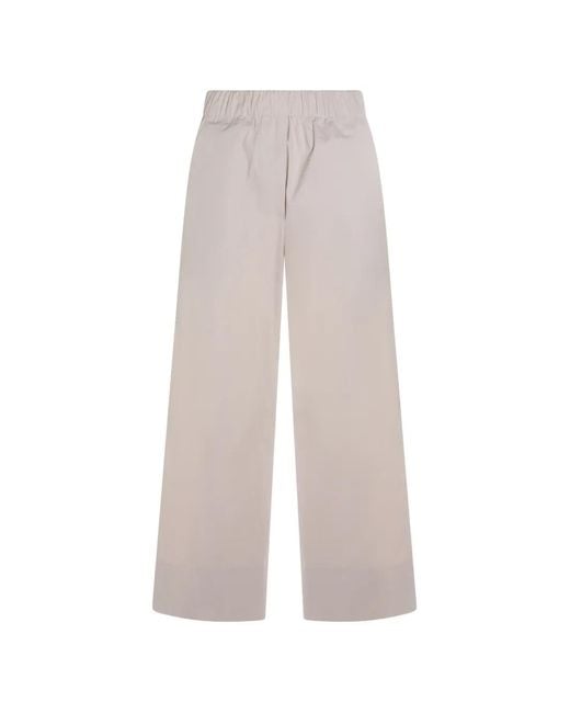 Antonelli White Elasticated Trousers