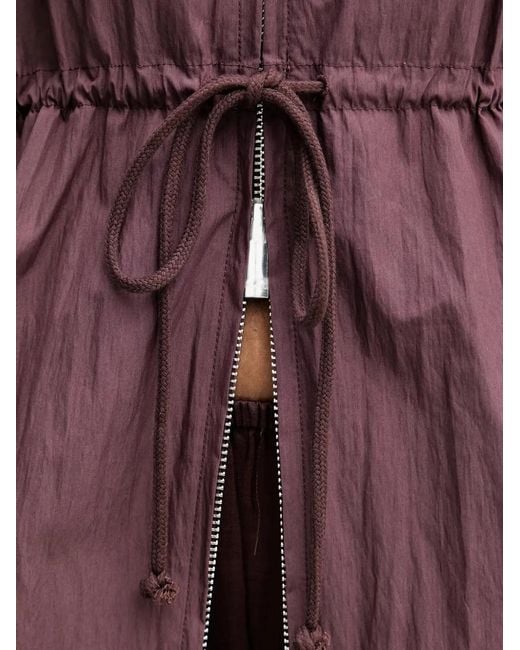 Isabelle Blanche Drawstring Layered-Panel Dress