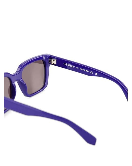 Off-White c/o Virgil Abloh Blue Branson Square-Frame Sunglasses for men