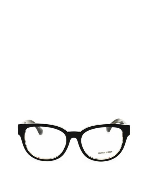 Burberry Black Round-Frame Glasses