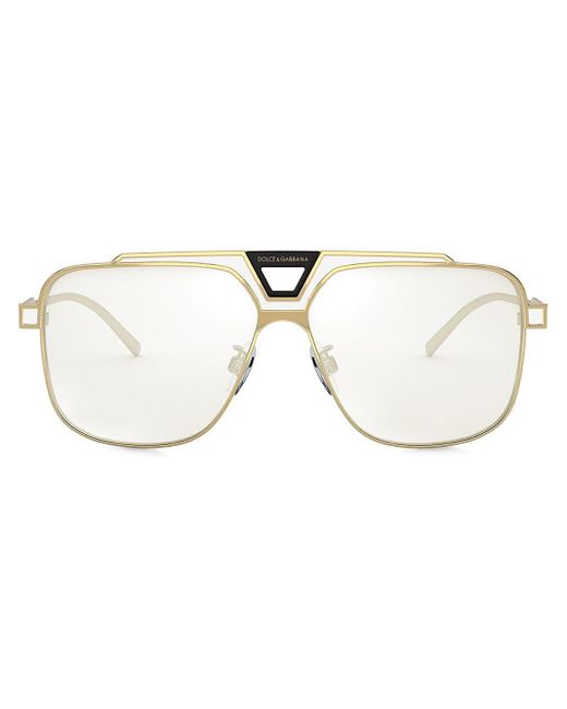 Miami Sunglasses di Dolce & Gabbana in Metallic da Uomo