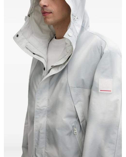 Bogner Fire + Ice Gray Lior Hooded Ripstop Jacket for men