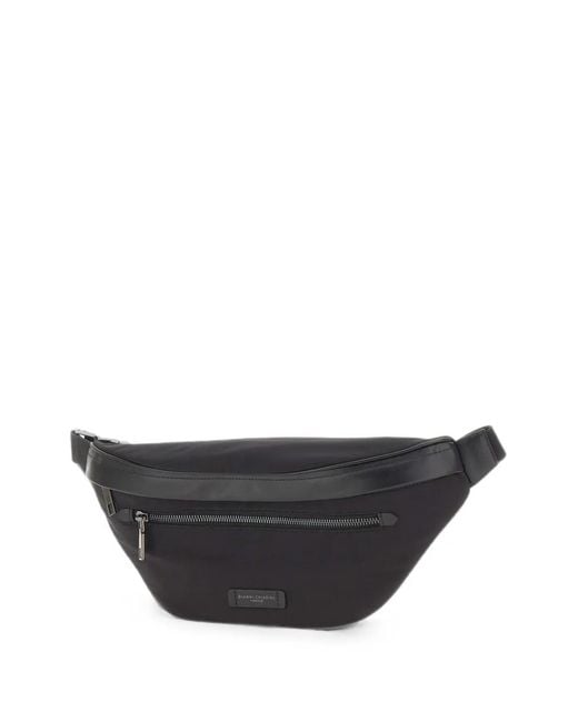Gianni Chiarini Gray Sac Banane Oslo À Bords En Cuir for men