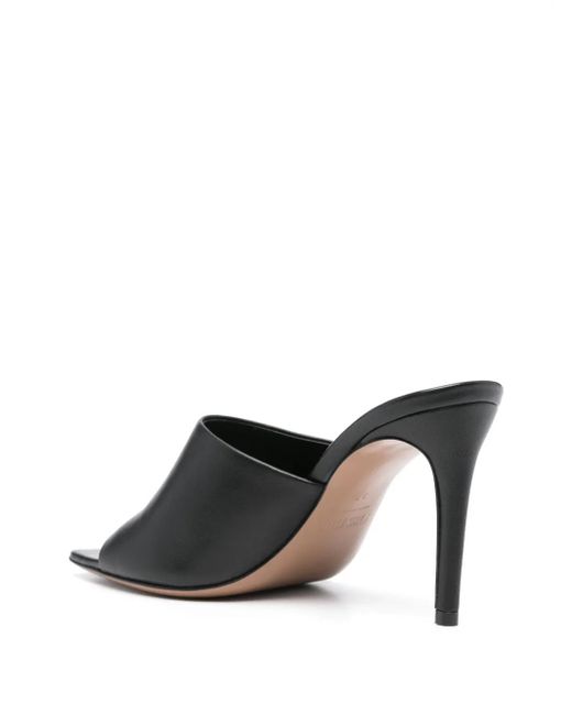 Paris Texas Black Mules
