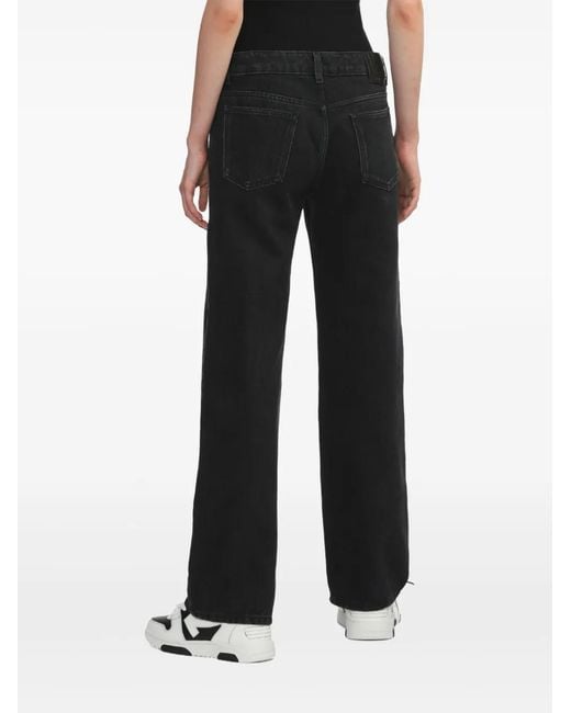Vaqueros Rectos Off-White c/o Virgil Abloh de color Black