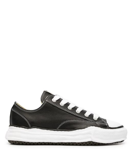 Maison Mihara Yasuhiro Black Original Sole Low-Top Sneakers for men