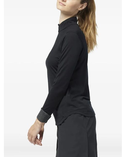 Lamunt Black Virgin Wool-Blend T-Shirt