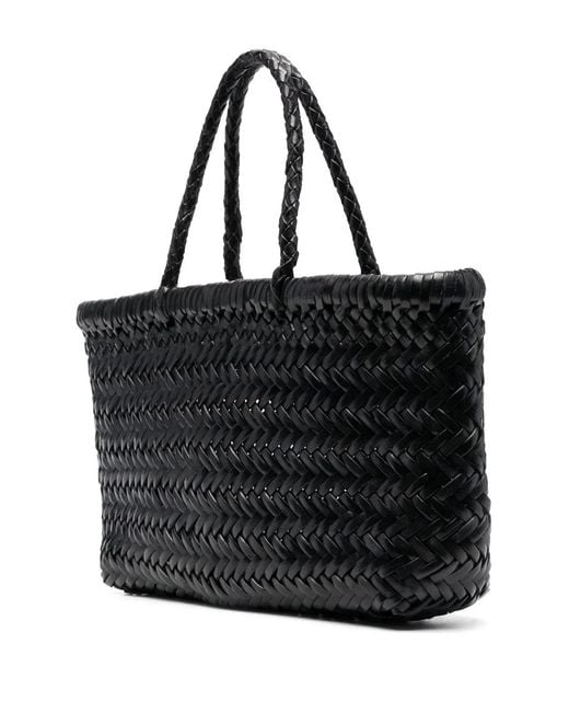 Dragon Diffusion Black Mini Flat Gora Tote Bag