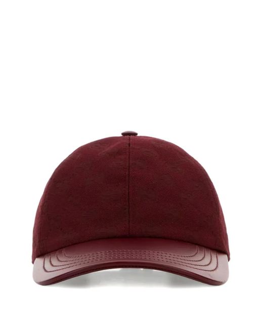 Gucci Red Panelled Baseball Cap