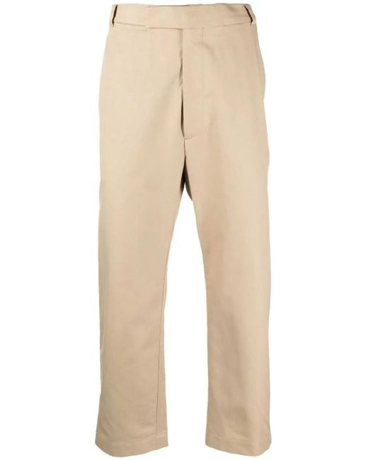 Thom Browne Cropped Chino in het Natural voor heren