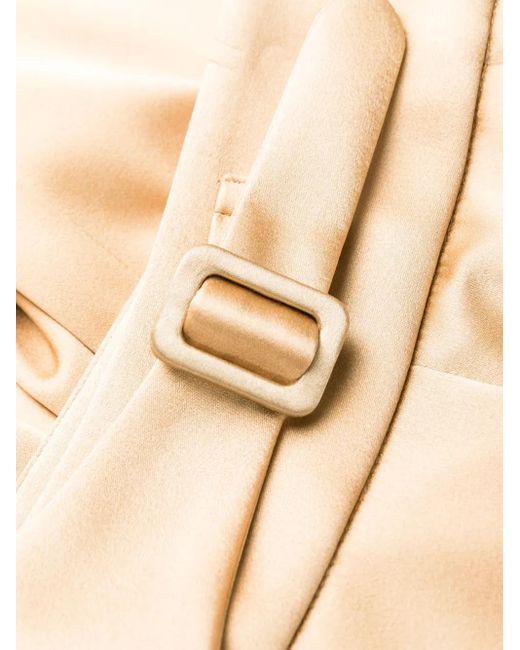 Ermanno Scervino Natural High-Waisted Wide Leg Trousers