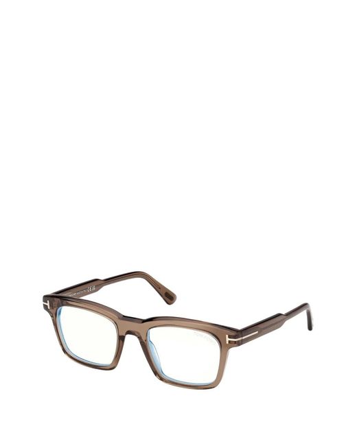Tom Ford Natural Square-Frame Glasses for men