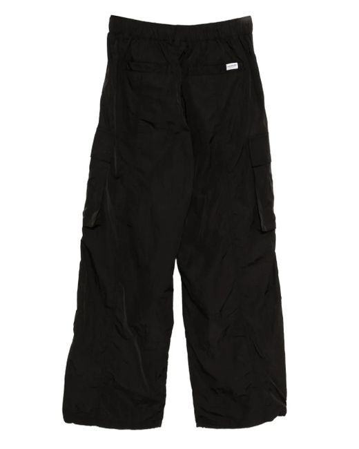 Chocoolate Black Elasticated Waistband Trousers