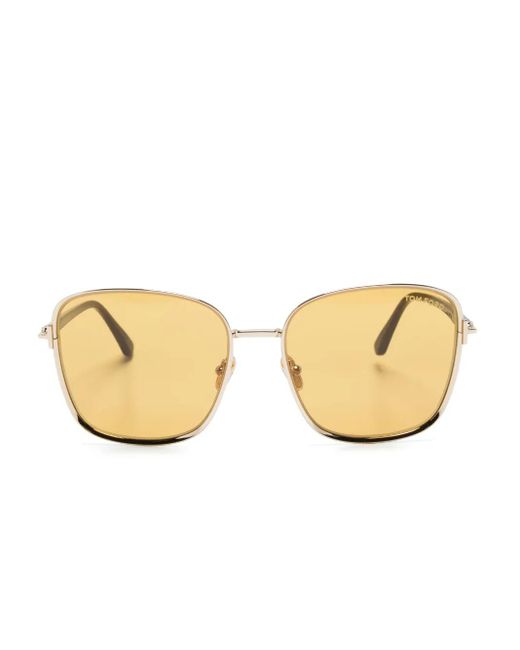 Tom Ford Natural Square-Frame Sunglasses