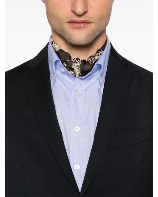 Etro Blue Wool Blazer for men