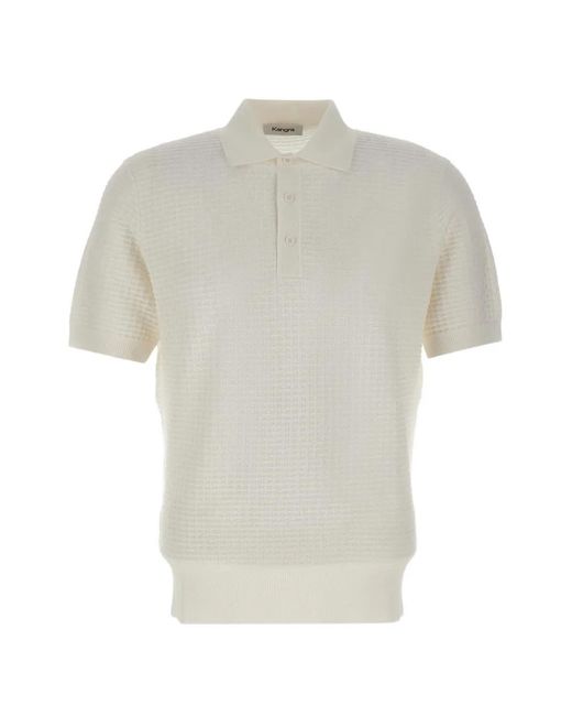 Kangra White Short-Sleeve Polo Shirt for men