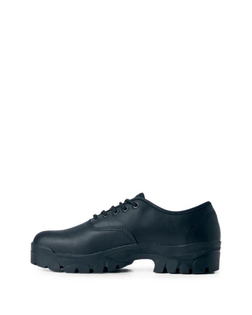 Vans Blue Authentic Oxford Lug-Sole Derby Shoes for men