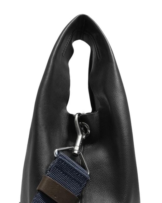 Bimba Y Lola Black Mittelgroße Paper Tote Bag