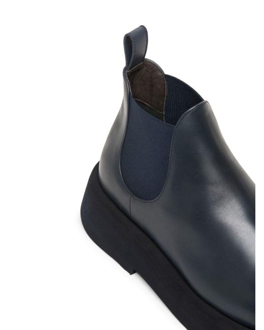 Marsèll Blue Gommellone Leather Chelsea Boots for men
