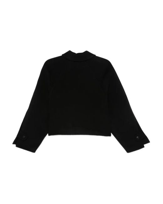 Closed Black Double-Breasted Jacket