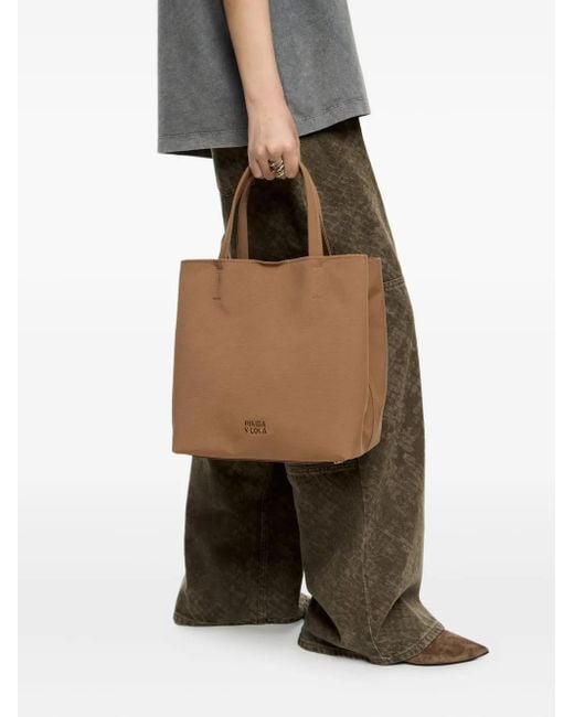 Bimba Y Lola Brown Large Chihuahua Tote Bag