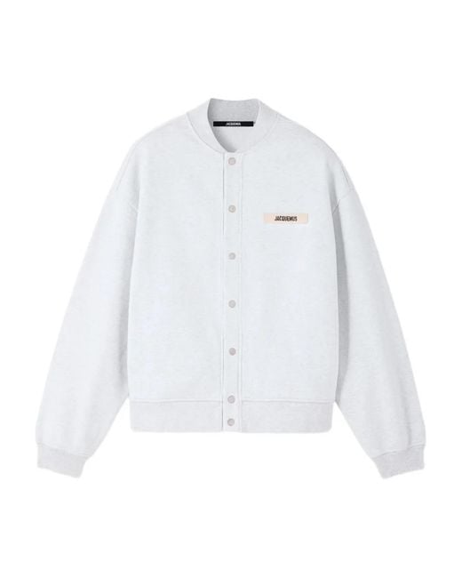 Jacquemus White Sweat Gros Grain for men