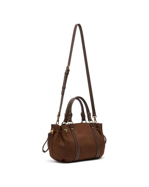 Liu Jo Brown Small Drawstring Bag