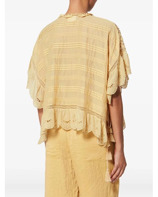 Isabel Marant Top Boho Chic in het Natural