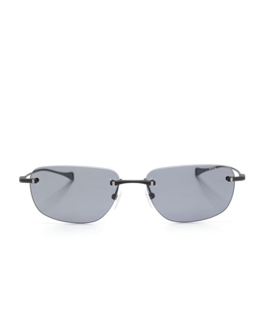 Dita Eyewear Black Rectangle-frame Sunglasses