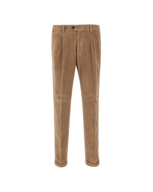 Devore Natural Corduroy Trousers for men