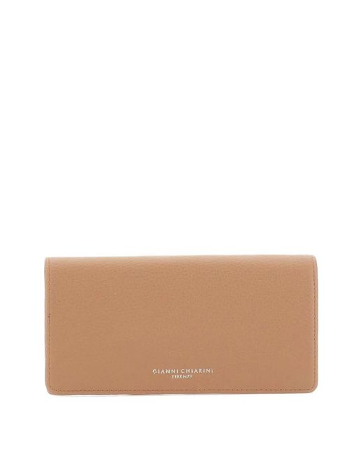 Gianni Chiarini Natural Pebbled Grained Wallet