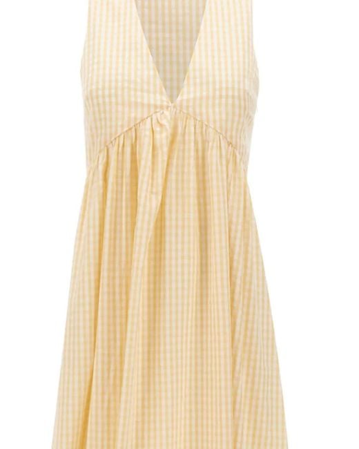Faithfull The Brand White Lune Midi Dress