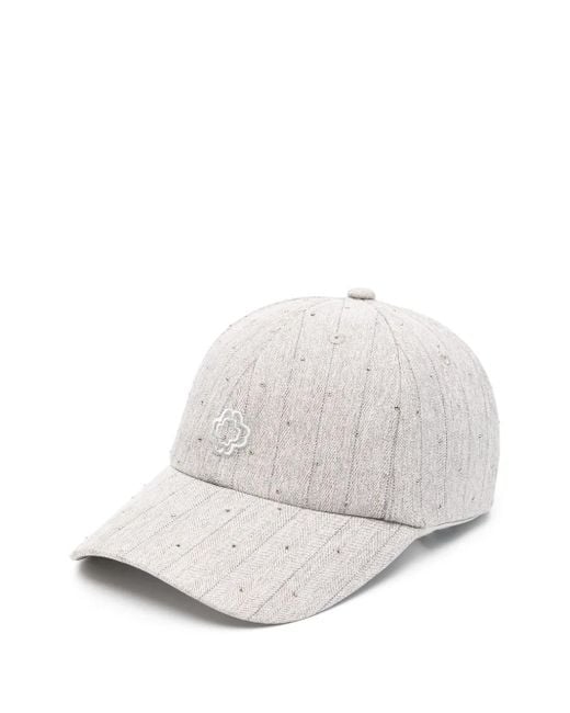Gorra con apliques Maje de color White