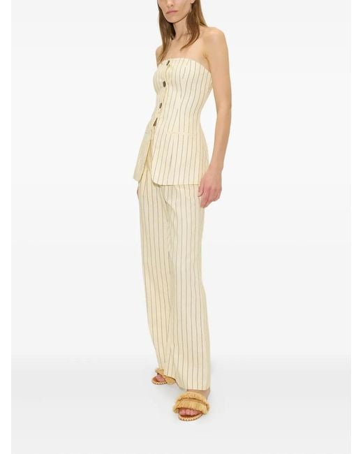 Simon Miller Natural Mori Button Top