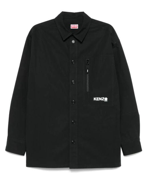 KENZO Black Boke Flower Shirt for men