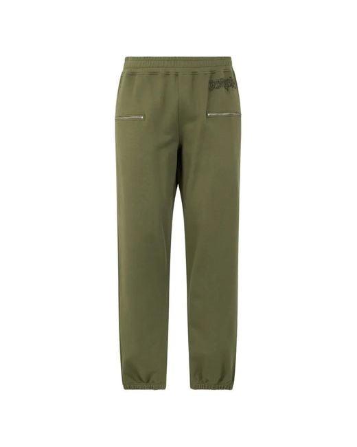 Moschino Green Pantalon De Jogging À Détails De Zips for men