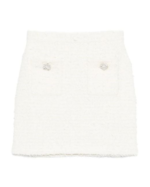 Self-Portrait White Neutrals Skirts