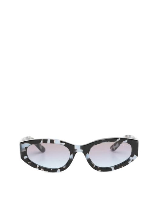 Vogue Eyewear White Tortoiseshell-Effect Sunglasses