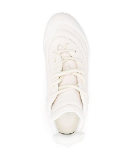 McQueen White Sport Shoes Flexion for men