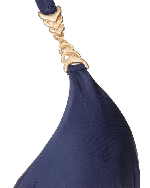 Lenny Niemeyer Blue Triangel-Bikinioberteil Mit Elastischem Bund