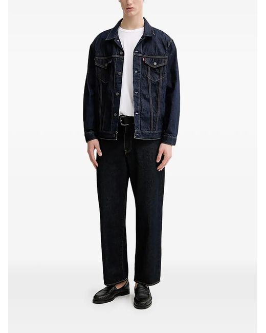 Levi's Blue Buttoned Jacket for men