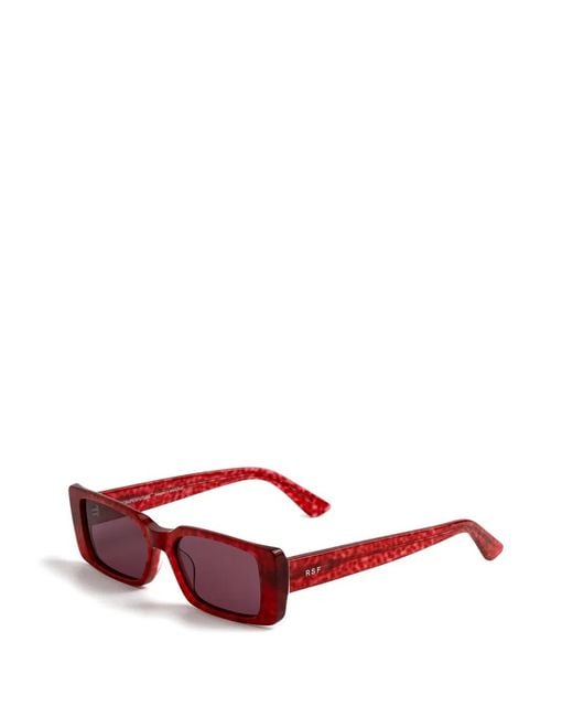 Retrosuperfuture Pink Chico Rectangle-Frame Sunglasses