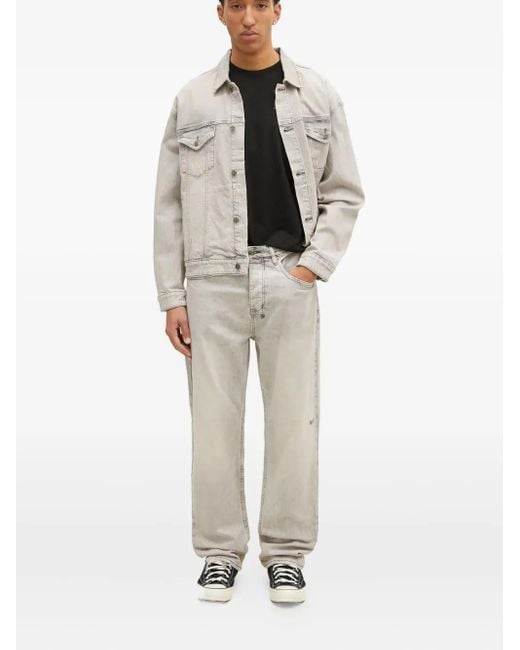 Ksubi Natural Embroidered-Patch Jeans for men