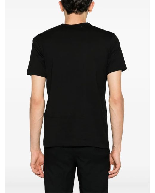 Comme des Garçons Black Crew-Neck Cotton T-Shirt for men