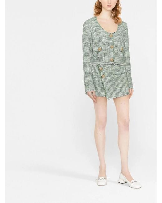 Self-Portrait Green Tweed Jackets