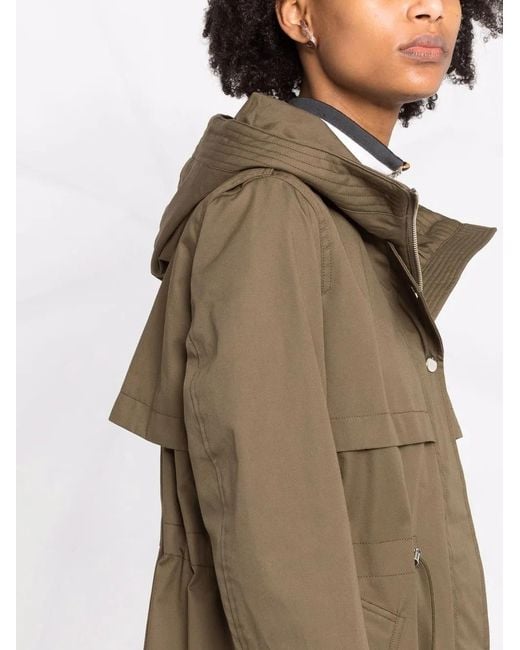 Woolrich Green Havice Zip-Front Parka Coat