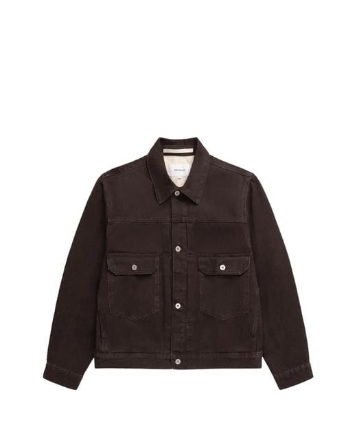 Norse Projects Brown Pocket Cotton Jacket for men